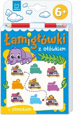 Łamigłówki z ołówkiem i słonikiem od 6 lat