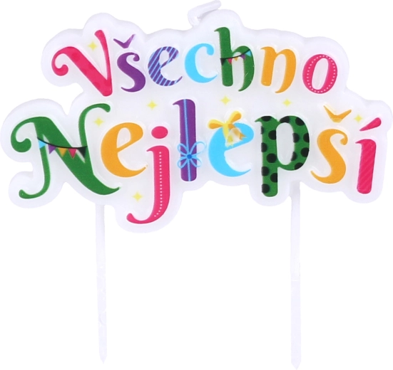 Świeczki urodzinowe z uchwytem – Wszystkiego najlepszego