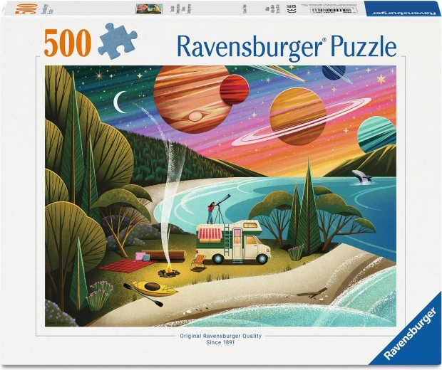 Puzzle Ravensburger biwakowanie pod gwiaździstym niebem 500 elementów