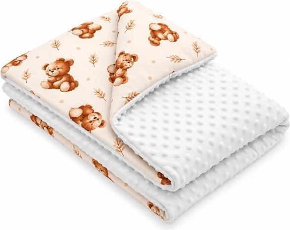 Ocieplany kocyk dziecięcy New Baby Sweet baby bears 80 × 100 cm