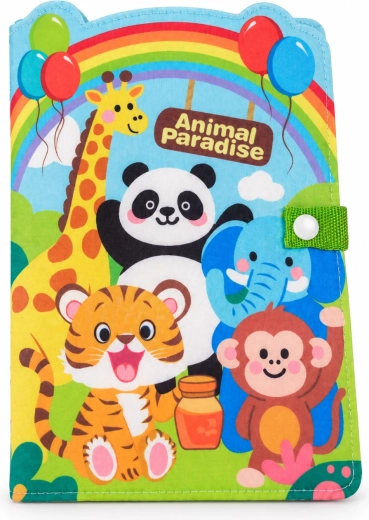 Tekstylna książeczka edukacyjna Chipolino Zoo