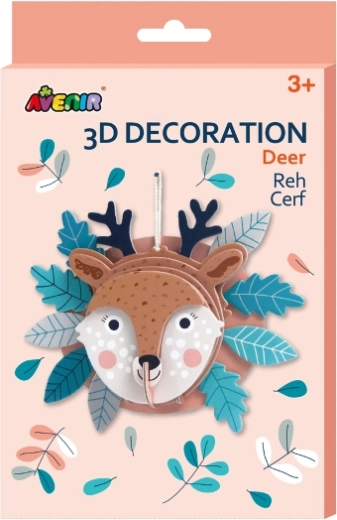 3D dekoracja jeleń
