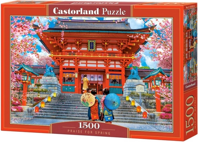 Puzzle 1500 elementów Japonia Pochwała wiosny