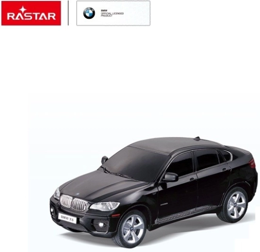 Rastar BMW X6 RC auto zdalnie sterowane 1:24 czarne