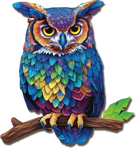 2Kids Toys drewniane puzzle sowa - 1 szt.