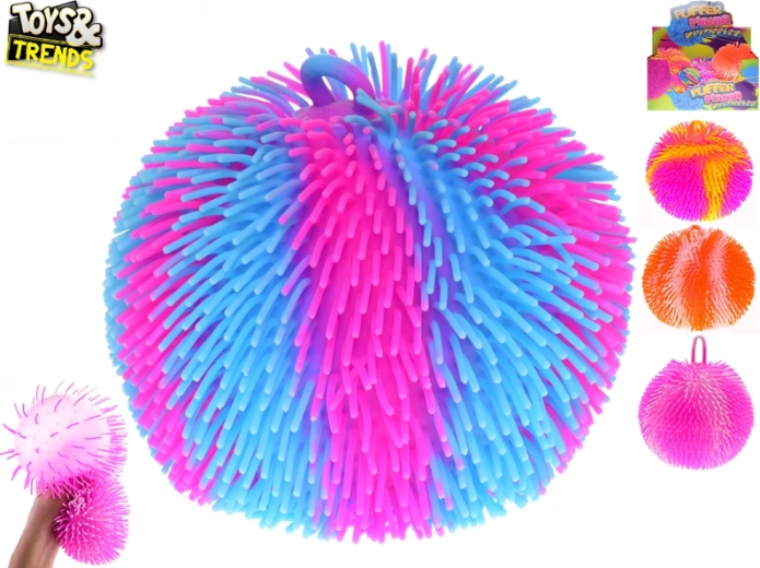 Gigantyczna rozciągliwa piłka z miękkimi kolcami 18 cm – Toys&Trends
