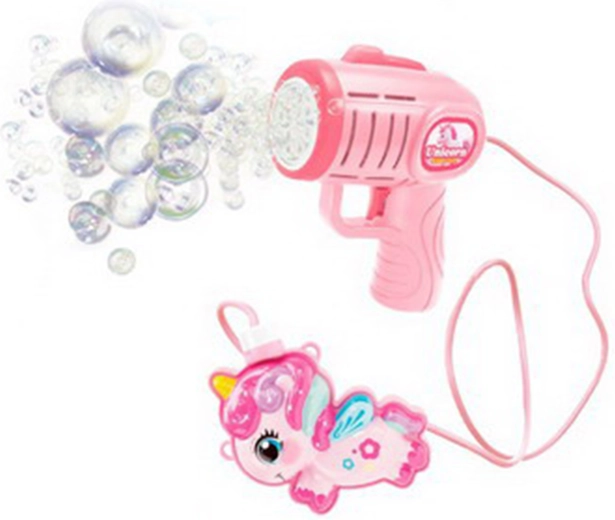 Pistolet do baniek mydlanych z zewnętrznym zbiornikiem – jednorożec 280 ml