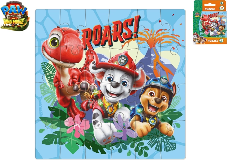 Puzzle Psi Patrol: The Dino Movie, 24 elementy