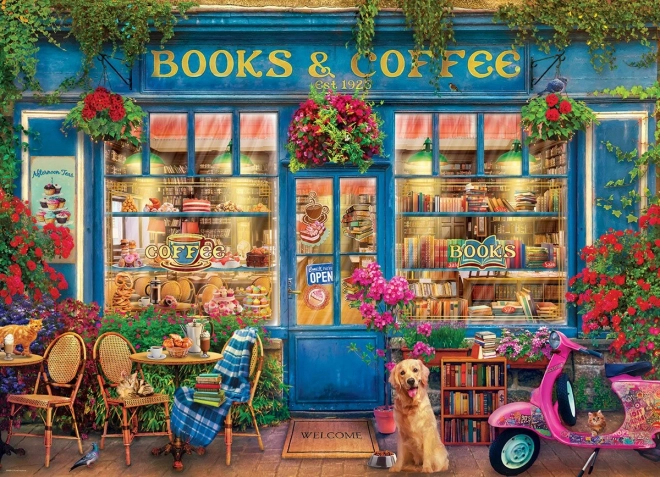 Puzzle EUROGRAPHICS Książki i kawa 1000 elementów