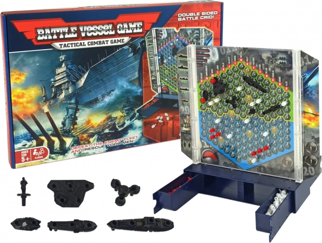 Logiczna strategiczna gra Ship Battle Grey
