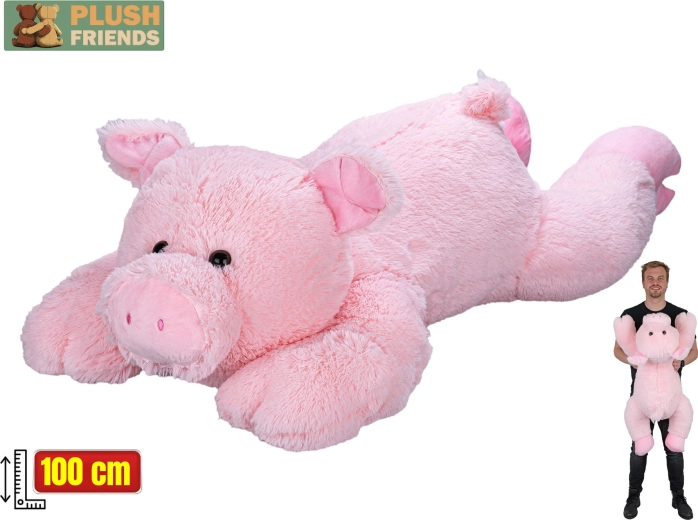 Pluszowa świnka 100 cm – Plush Friends