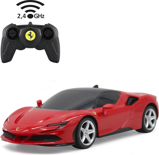 Samochód RC Ferrari SF90 Stradale 1:24 czerwony 2,4 GHz Jamara - 1 sztuka