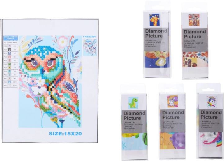 Zestaw do diamentowego malowania zwierzątka
