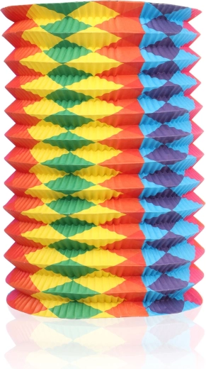 Papierowy lampion 16 cm z klipsem na świeczkę MY PARTY