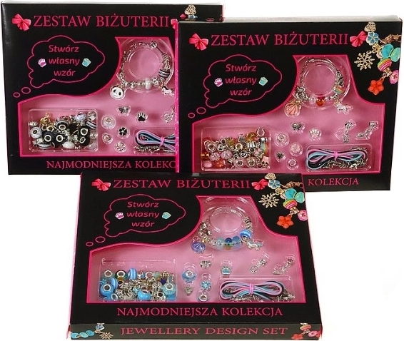 Zestaw do robienia bransoletek z zawieszkami