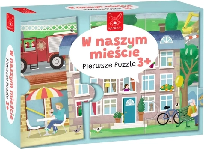 Pierwsze puzzle: Nasze miasto – duża podłogowa układanka dla dzieci