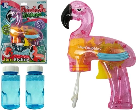 Pistolet do baniek Flamingo różowy