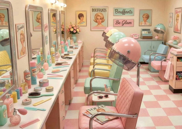 Puzzle EDUCA Retro Glam Salon 1000 elementów