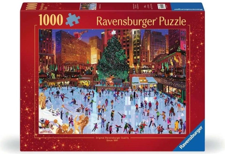 Puzzle Ravensburger Radość w Rockefeller Center 1000 elementów