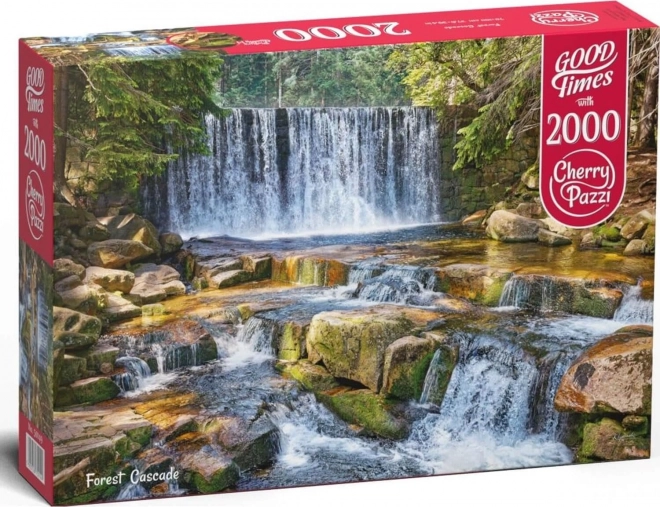 Puzzle CHERRY PAZZI Leśna kaskada 2000 elementów