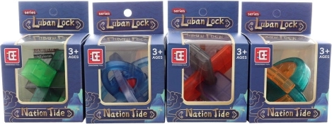Plastikowa łamigłówka w pudełku (różne rodzaje) - 1 sztuka