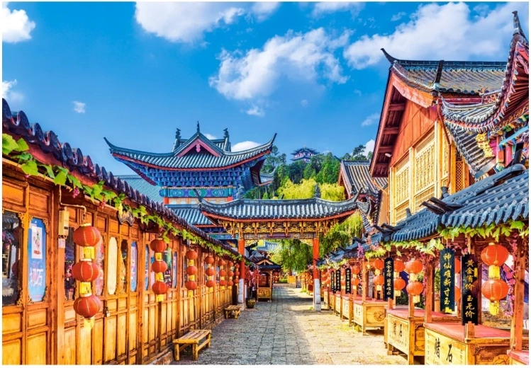 Puzzle Lijiang, Chiny 1000 elementów