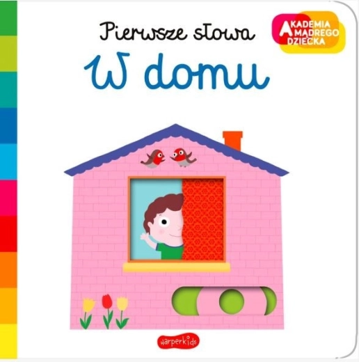 Książka dla dzieci W domu z ruchomymi elementami