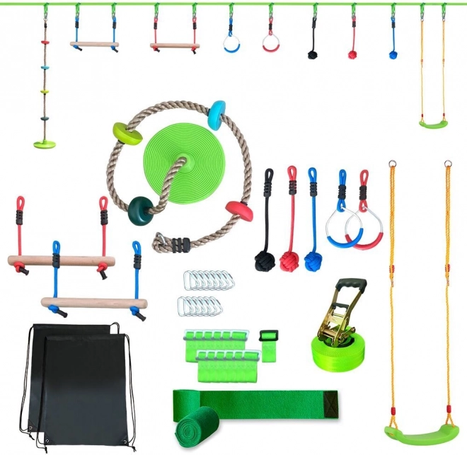 Dziecięca tor przeszkód Ninja