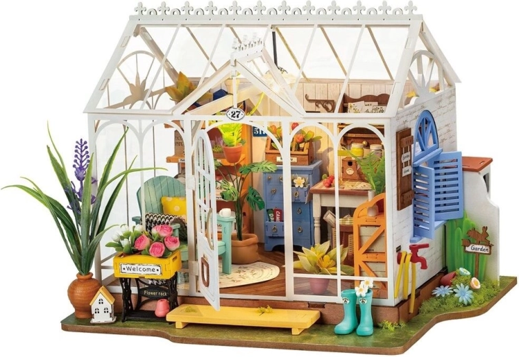 3D drewniane puzzle Wymarzony dom ogrodowy
