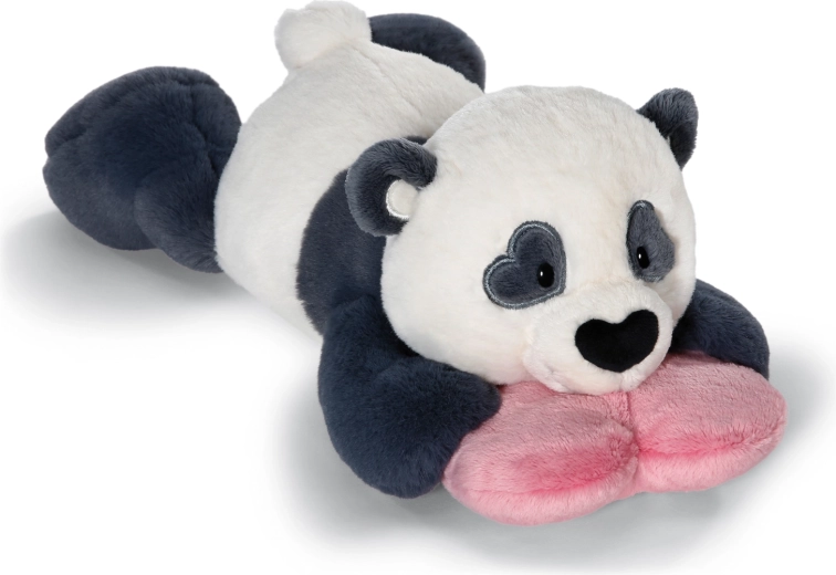 NICI pluszowa panda Love z serduszkiem, leżąca 20 cm