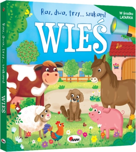 Raz, dwa, trzy... Szukam! Wieś – interaktywna książka z latarką