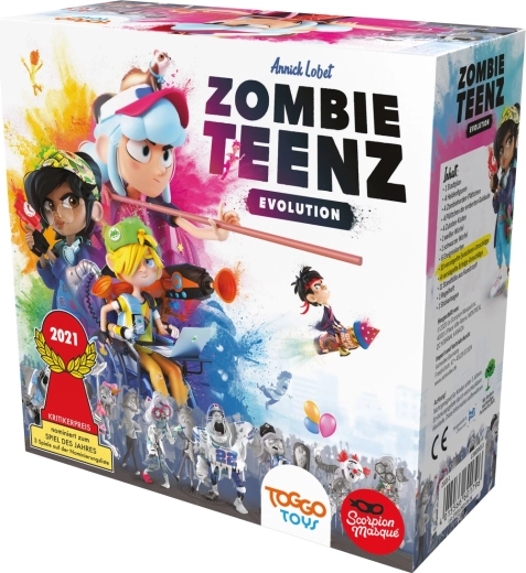 Asmodee Zombie teenz evolution – kooperacyjna gra planszowa