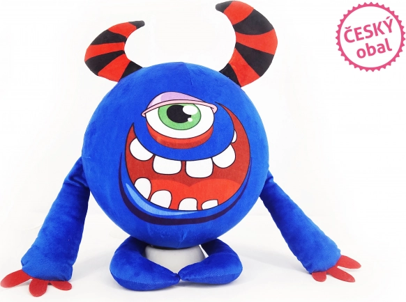 Nadmuchiwana pluszowa piłka – rohaty cyklop 30 cm