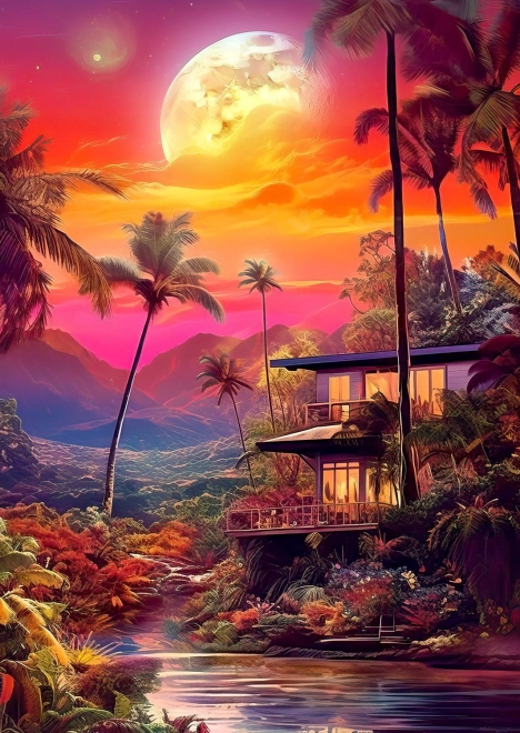 Puzzle Urokliwy zmierzch 1000 elementów