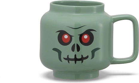 Ceramiczny kubek LEGO zielony szkielet 530 ml