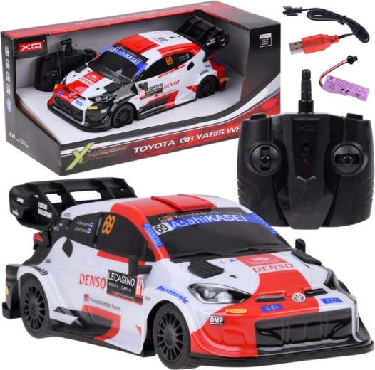 Wyścigowy samochód RC Toyota GR Yaris WRC 1:14 na akumulator