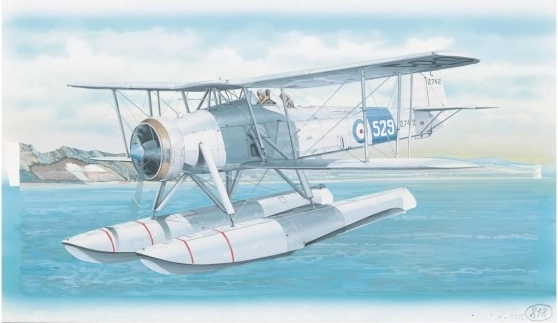 Zestaw modelu samolotu Fairey Swordfish Mk.2 (26,4 × 29 cm)