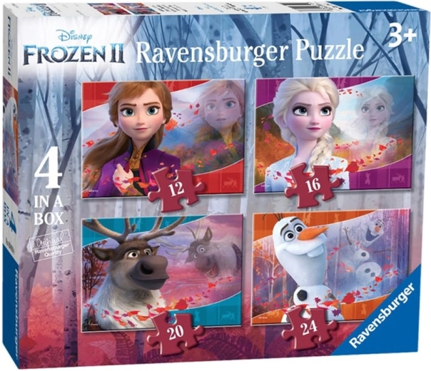 Puzzle Ravensburger Kraina Lodu 2 4 w 1 (12, 16, 20 i 24 elementy)