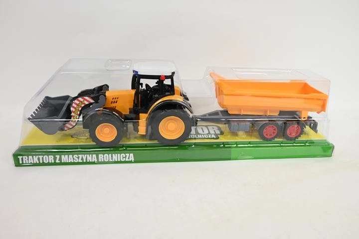 Traktor z przyczepą (zabawka dla dzieci)