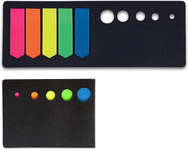 Samoprzylepne zakładki Concorde neonowe strzałki 12 × 44 mm (5 kolorów, 100 szt.)