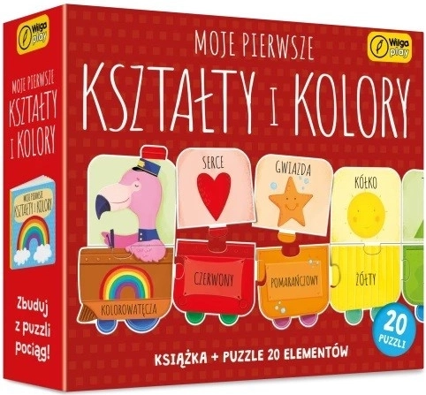 Moje pierwsze kształty i kolory - Zestaw edukacyjny z puzzlami