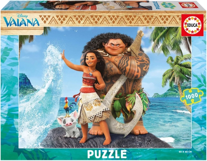 Puzzle Educa Vaiana: Skarb Oceanu – 1000 elementów