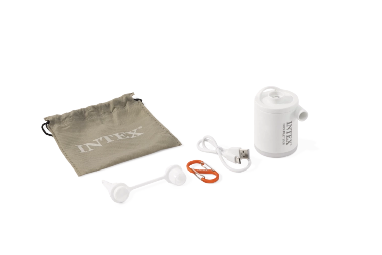 Mała elektryczna pompka Intex Quick-Fill USB 200R z latarką LED