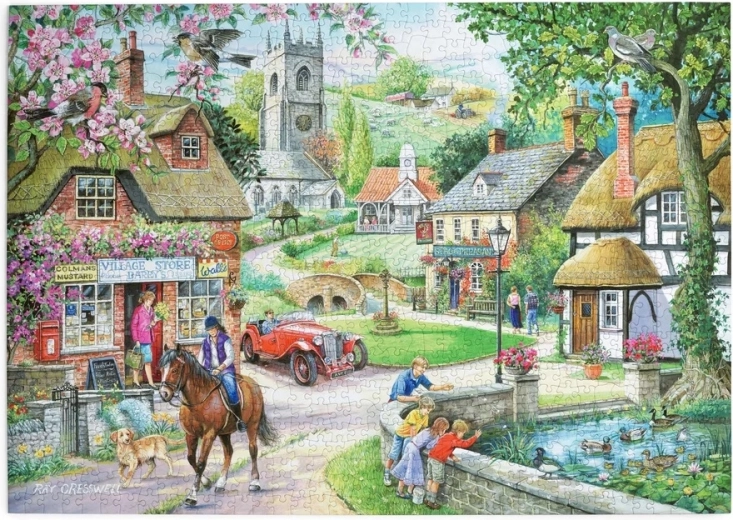 House of Puzzles Karmienie kaczek – puzzle 1000 elementów