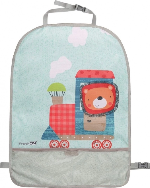 Ochronny pokrowiec na fotel samochodowy z motywem pociągu FreeOn