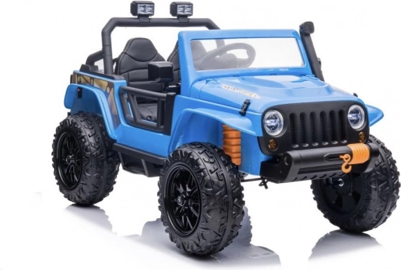Dziecięcy elektryczny samochód terenowy niebieski