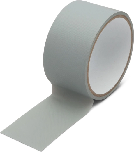 Szara taśma klejąca PVC 8 m × 50 mm