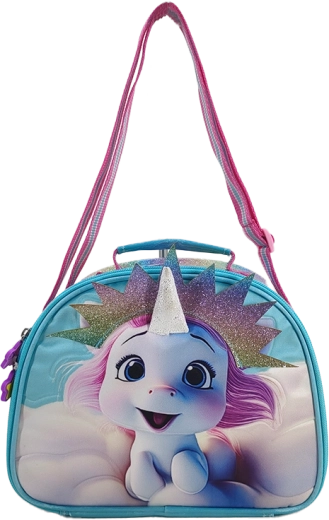 Dziewczęca torebka na ramię Jednorożec 25 cm
