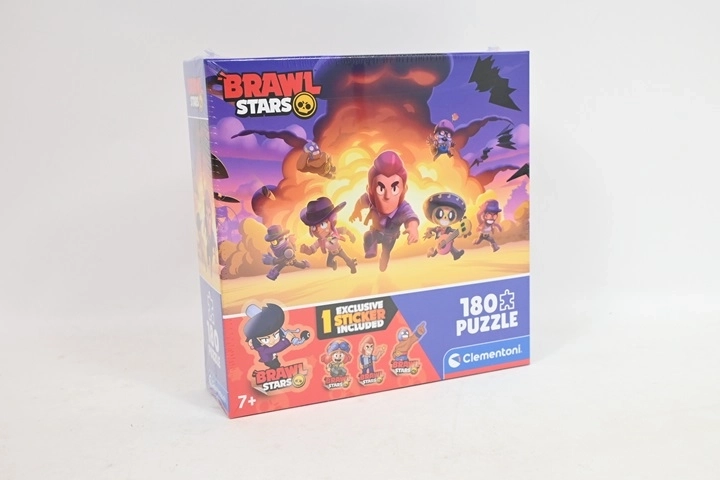 Clementoni Brawl Stars puzzle 180 elementów w kwadratowym pudełku