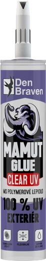 Przezroczysty klej MAMUT GLUE CLEAR UV, 290 ml